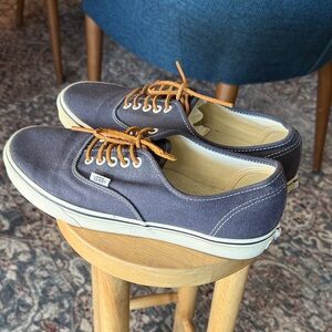 Vans Men's Dark Gray Canvas Sneakers